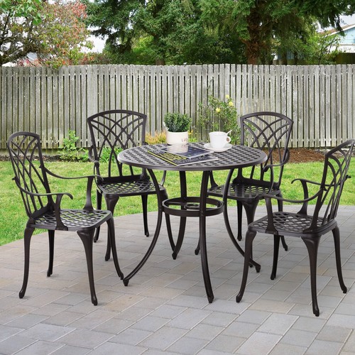 Cast aluminium seater - aluminium, 4-seater
