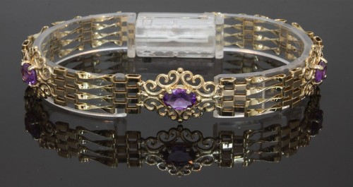 Carat yellow gold amethyst - carat,