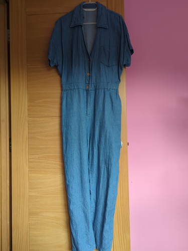 Ladies zara denim button - button, up