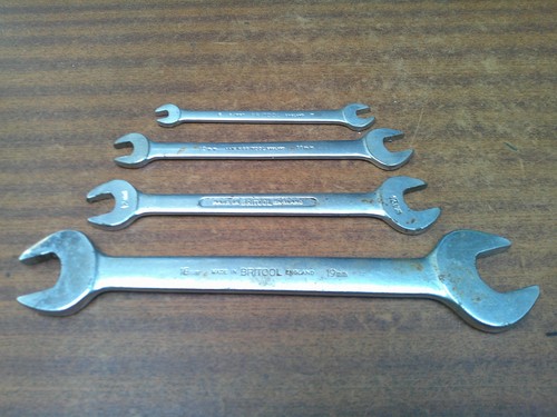 Assorted britool metric - 4-,