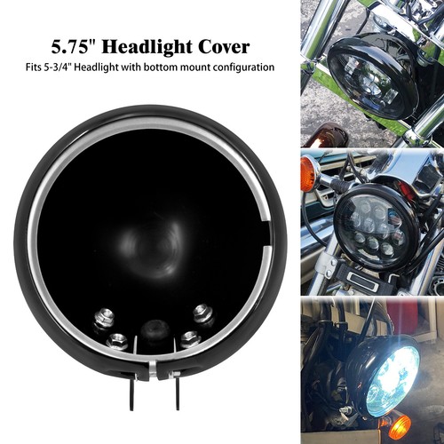 Led headlight black - 5.75",