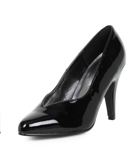 Black wide width pumps - wide,