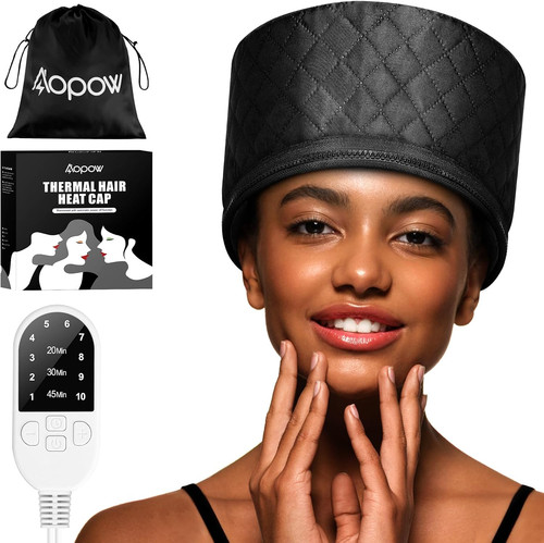 Hair cap treatment steamer for - hair,
