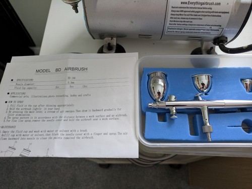 Compressor and airbrush - compressor,