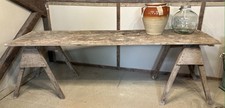 Rustic Reclaimed Trestle Table