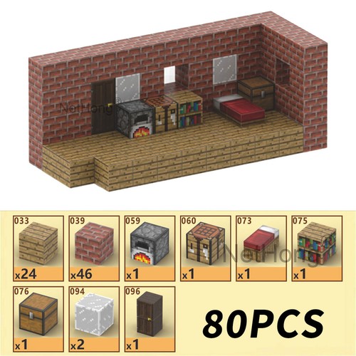 80pcs set minecraft - minecraft, magnetic