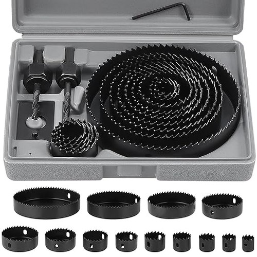 16pcs hole saw kit 127mm - 16pcs,