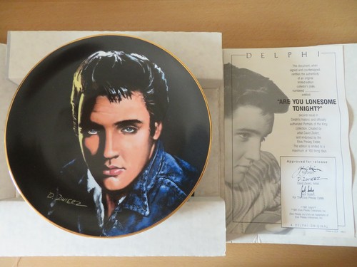 Elvis presley collector plates - elvis,
