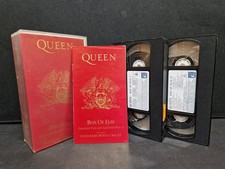Queen Box of Flix, Greatest Flix I & II - Box Set - PAL VHS Video Tapes (K10)