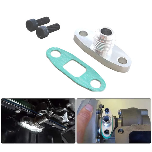 Turbo oil drain outlet flange - drain,