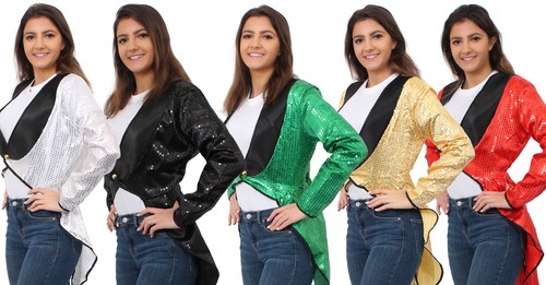 Ladies sequin tailcoat - tailcoat, dance