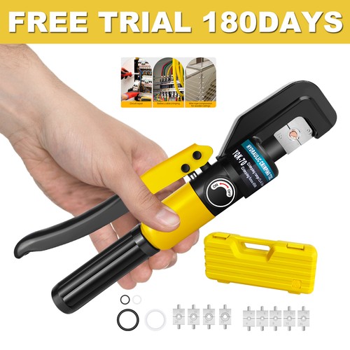 Hydraulic crimping tool set - crimping,