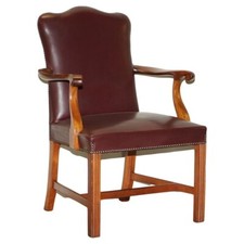 Leather carver office chair - leather,