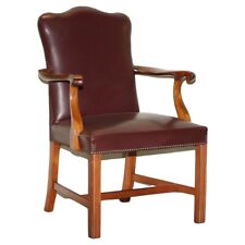 LEATHER CARVER OFFICE CHAIR