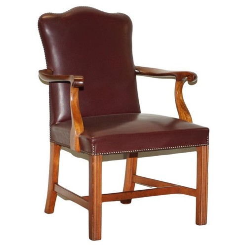 Leather carver office - carver, chair