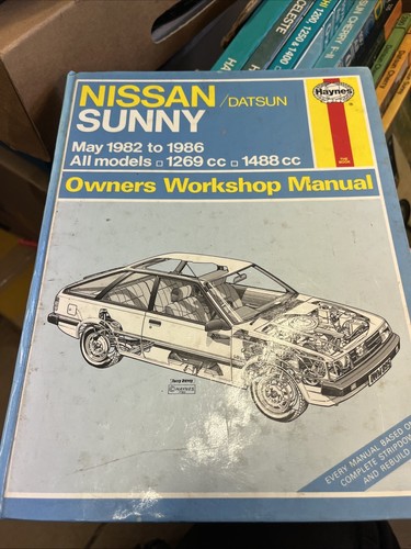 Haynes nissan datsun sunny - nissan,