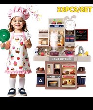 33Pcs Kids Play Kitchen