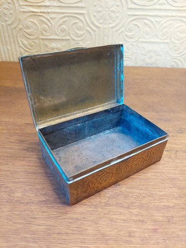 Antique brass indian hinged - antique,