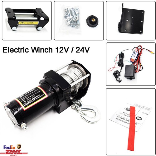 2500lb 4500lb 12v 24v electric - 12v/24v,