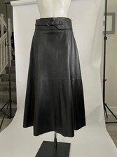Massimo Dutti Leather Midi