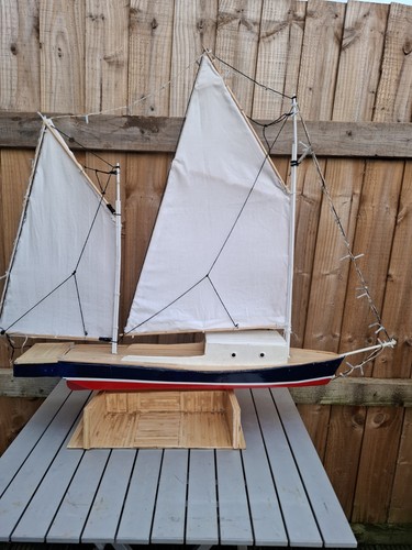 Large model wooden boat - model,