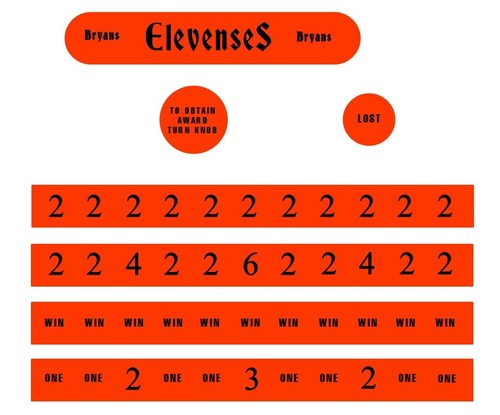 Allwin bryans elevenses decals - allwin,