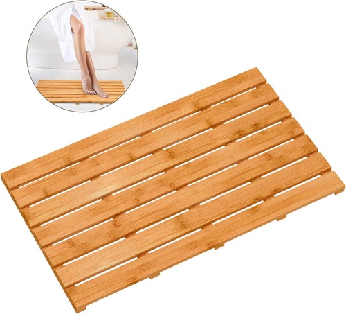 Bamboo wooden bath - bath, floor
