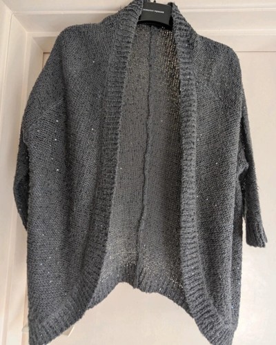Grey sparkly bolero - sparkly,
