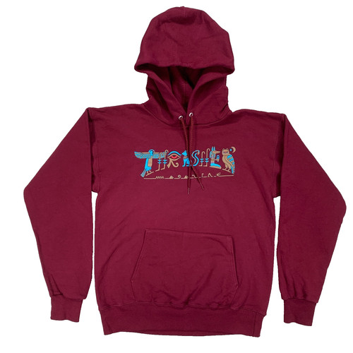 Thrasher burgundy hieroglyphic - thrasher,