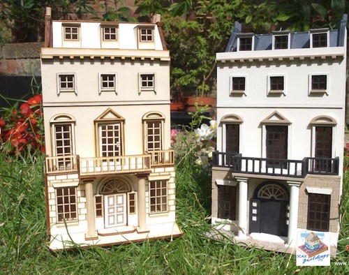 Georgian style dollhouse - georgian,