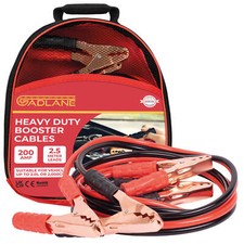 GADLANE Car Jump Leads 200Amp 2.5m Heavy Duty Battery Booster Jumper Cables