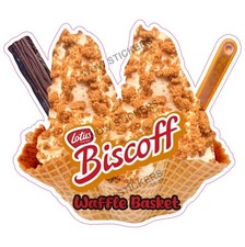 ice cream van sticker Biscoff