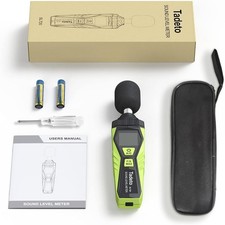 Digital Sound Level Meter Decibel Tester 30-130dB LCD Portable Noise Monitor