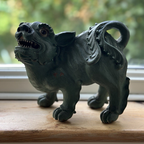 Green foo dog - (guardian, lion)