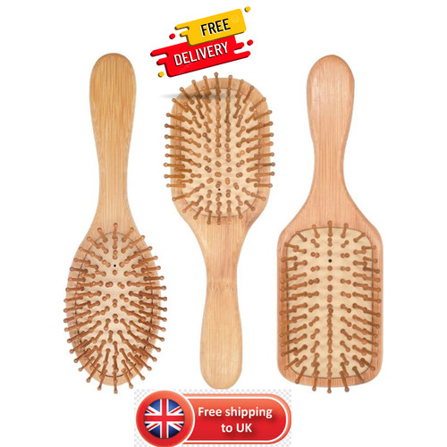 Bamboo wooden paddle hair - bamboo,