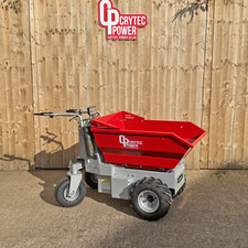 Crytec CRD50-E Fully Electric 500kg Hydraulic Forward Tip Mini Dumper Power