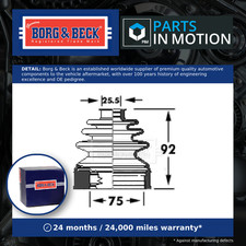 CV Joint Boot fits NISSAN