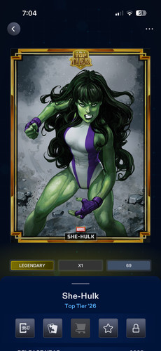 Marvel topps digital top - marvel,