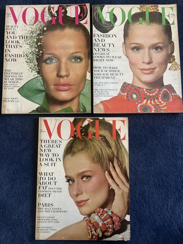 Vintage vogue magazine 1967 - us,