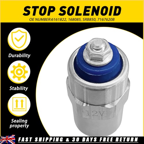 Diesel stop solenoid 12v - stop, for