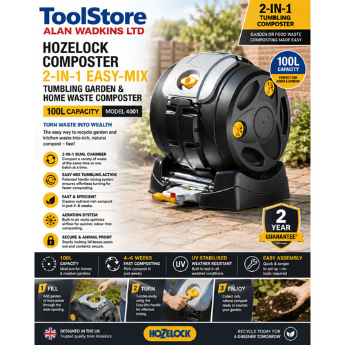 Hozelock composter garden 4001 - hozelock,