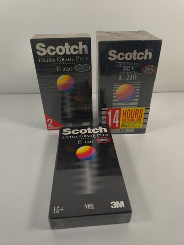 Scotch blank vhs video - scotch,