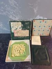 Vintage Travel Scrabble Game Spears Games With Clip In Tiles - 1 Missing Tile