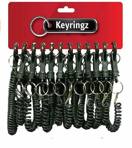 Black retractable spiral - ,