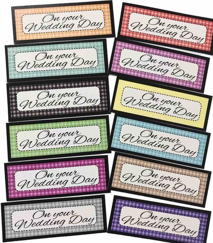 Mixed gingham wedding day - mixed,