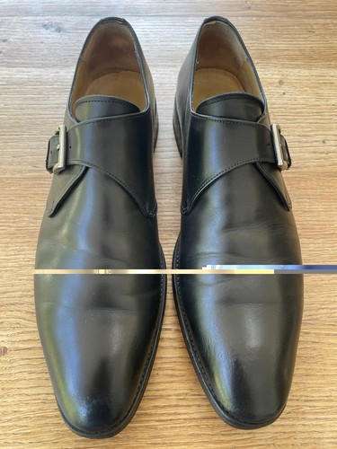 Men herring black leather - herring,