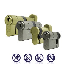 Euro cylinder lock upvc - euro,