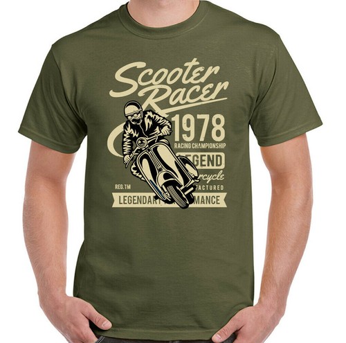 Scooter shirt racer mens - t-shirt,