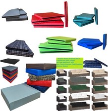CUSTOM CUSHION PADS & COVERS FOR BENCHES ,BAR SEAT WHEELCHAIRS AND MULTI USE 