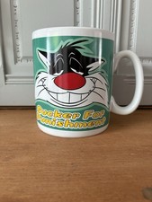 LOONEY TUNES Sylvester & Tweety Pie Ex Large Mug Warner Bros Store Studio 1996